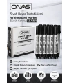 Onas Siyah Beyaz Tahta Kalemi Whiteboard Marker Düşük Kokulu 12 Adet Kutu