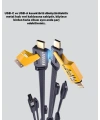 Örgülü Tasarım 4’ü 1 Arada USB-C Lightning Hızlı Şarj Kablosu