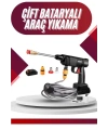 Oto Araba Yıkama Şarjlı Ve Yüksek Basınçlı Oto Yıkama Ve Sulama Tabancası
