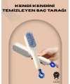 Otomatik Temizlenen Ergonomik Saç Tarağı – Masaj Başlıklı