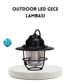 Outdoor Retro Kamp Işığı Uzun Ömürlü Pil Taşınabilir Suya Dayanıklı