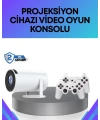 Oyun Konsolu Uyumlu Kablosuz Projeksiyon Cihazı Ev Sinema Deneyimi