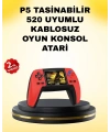 P5 Retro GamePad 520 Oyunlu TV ve Elde Oynanabilir Konsol