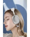 P9 Plus Kablosuz Kulak Üstü Bluetooth Kulaklık Beyaz Yüksek Ses Kaliteli