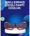 Parti ve Festival Aksesuarı LED Işıklı Gözlük