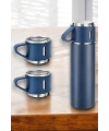 Paslanmaz Çelik 3’lü Termos Seti Vakumlu ve 8 Saat Isı Koruma