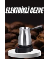 Paslanmaz Çelik Türk Kahvesi Makinesi 6 Fincan Kpasiteli Elektrikli Cezve