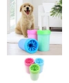 Pati Ayak Yıkama Kovası Silikon Jel Fırçalı Kedi Köpek  (Küçük)