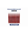 Pensan Büro 2270 Kırmızı Tükenmez Kalem 1.0 mm Medium Yerli Üretim 10 Adet