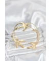 Pirinç Gold Renk Deniz Yıldızı Model Kadın Bileklik