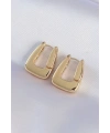 Pirinç Gold Renk Kalın Küpe