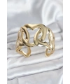 Pirinç Gold Renk Vintage Kadın Bileklik