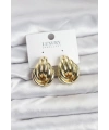 Pirinç Gold Renk Vintage Kadın Küpe