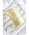 Pirinç Tel Sarma Model Gold Renk Kadın Bileklilk