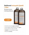 Povidon İyotlu Baticonal Antiseptik Çözelti 1 Litre x 2 Adet Cilt Dezenfektanı Solüsyon