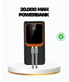 Powerbank 20000 mAh 22.5W Hızlı Şarjlı ve Kompakt Çoklu Kablo Çıkışlı