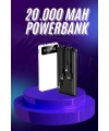 Powerbank 20.000 MAH Hızlı Şarj Özellikli Taşınabilir USB Girişli