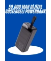 Powerbank 50.000 Mah Dijital Göstergeli Taşınabilir 4 Portlu Hızlı Powerbank
