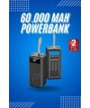 Powerbank Yüksek Kapasiteli 60.000 Mah Hızlı Şarj Şarj Özellikli Batarya