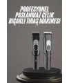 Pro Şarjlı Saç Sakal Tıraş Makinesi Ense Kesme Makinesi Lazer Öncesi Kısaltma