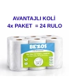 Professional Fotoselli Havlu 24 Rulo – 2 Katlı %100 Selüloz 21 cm Endüstriyel Kağıt Havlu 4X6 Rulo