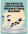 Profesyonel Erkek Tıraş Makinesi – Kablosuz, Paslanmaz Bıçaklı ve Tam Aksesuar