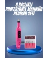 Profesyonel Manikür Pedikür Seti Törpü Makinesi Protez Tırnak Çıkarma