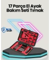 Profesyonel Paslanmaz Çelik Manikür & Pedikür Seti