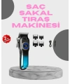 Profesyonel Saç Kesme Makinesi – 2000 mAh Şarjlı, LCD Ekranlı