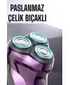 Profesyonel Şarjlı Saç ve Sakal Tıraş Makinesi Hassas Kesim