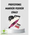Profesyonel Tırnak Manikür Aleti – Şarjlı, Ayarlanabilir Hız, Düşük Titreşim ve Sessiz Motor Teknolojisi