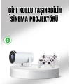 Projeksiyon Cihazı 4K Destekli Kablosuz Bağlantılı Bluetooth 5.0