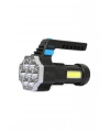PS-3879 USB Şarj Göstergeli Şarj Edilebilir 7*XPE +COB Led El Feneri