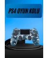 PS4 Joystick Oyun Kolu Titreşimli Uzun Pil Ömrü USB Şarj Kablolu