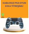 PS4 Kablosuz Oyun Kolu Gecikmesiz Bağlantılı Ergonomik Tasarımlı