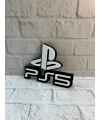 PS5 Logo Dekoratif Duvar Süsü Oyun Odası ve Salon Uyumu