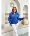 Puffer kısa mont mavi st25534
