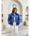Puffer kısa mont mavi st25534