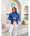 Puffer kısa mont mavi st25534