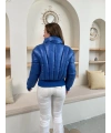 Puffer kısa mont mavi st25534