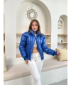 Puffer kısa mont mavi st25534