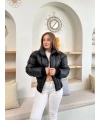 Puffer kısa mont siyah st25534