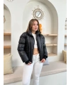 Puffer kısa mont siyah st25534