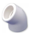 Pvc Boru Dirsek 45 Derece PPRC 20 mm 10 Adet