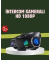 Q28 Full HD Kameralı Motosiklet Kask Kulaklığı – 45 Saat Müzik, IPX6 Su Geçirmez
