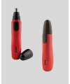 Raks Leo Burun Kulak Tüy Alma Makinesi 45 dk Şarj Süreli Kırmızı