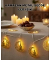 Ramazan Temalı Ay İçinde Secde Eden Adam LED Peri Işığı