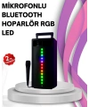 Renkli Işıklı Bluetooth Hoparlör – Taşınabilir, Güçlü Ses Performansı
