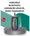 Renkli LED Işıklı Kablosuz Hoparlör IP67 Sertifikalı