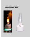 Retro Gaz Lambası Görünümlü Ledli Buhar Püskürtücü Aroma Difüzör
